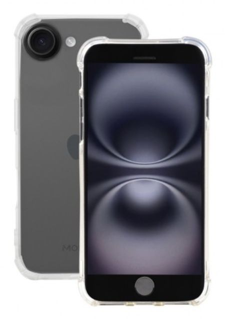 R SERIES FOR IPHONE 16E - TRANSPARENT - SOFT BAG