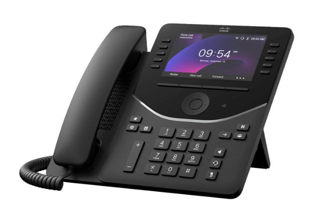 CISCO DESK PHONE 9861, CARBON BLACK