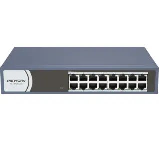16 10/100M RJ45 ports, 19-inch Rack-mountable Unma