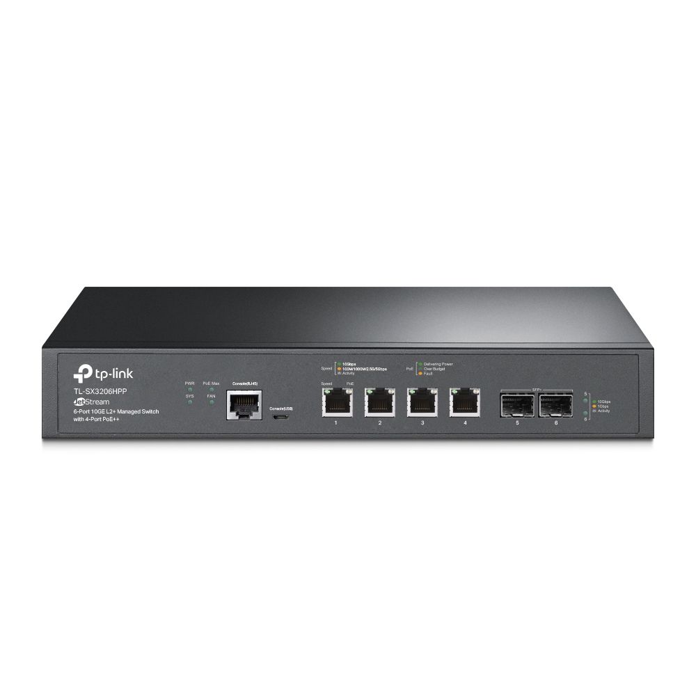 JETSTREAM 4-PORT 10GBASE-T AND 2-PORT 10GE SFP+ L