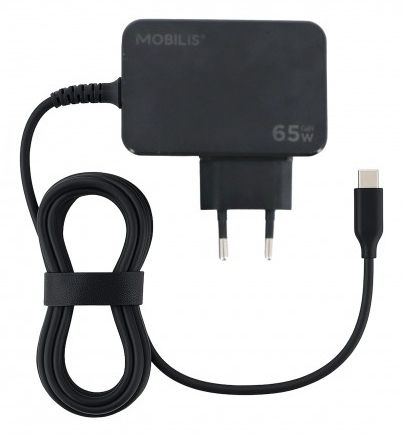 ALIMENTATORE ENERGIA PER LAPTOP USB-C 65W CON CAVO