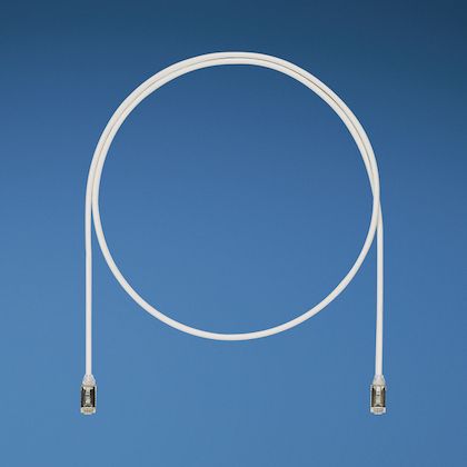 Patch cord Shielded cat.6A 28awg mt.0,20 Grey