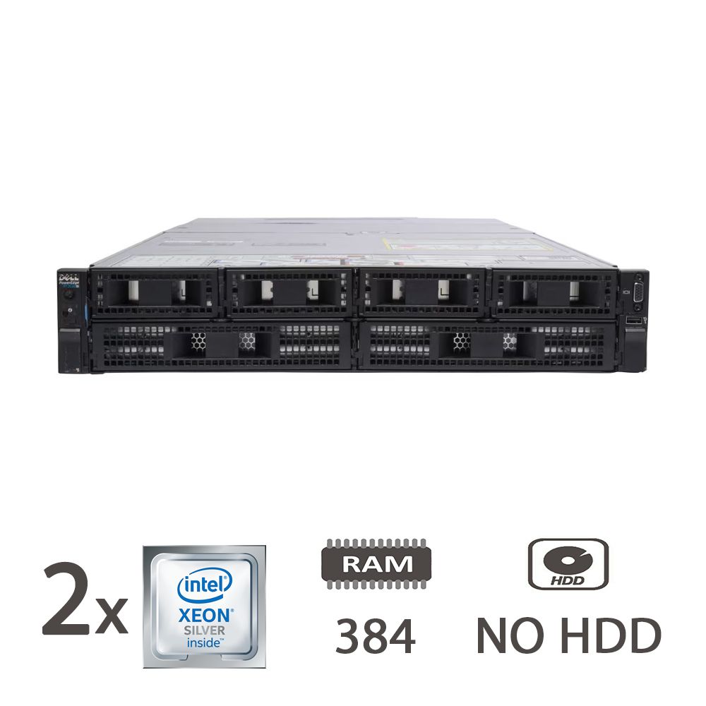 DELL FX2S 1X(DELL FC640 2XXEON SILVER 4114/384/NOH