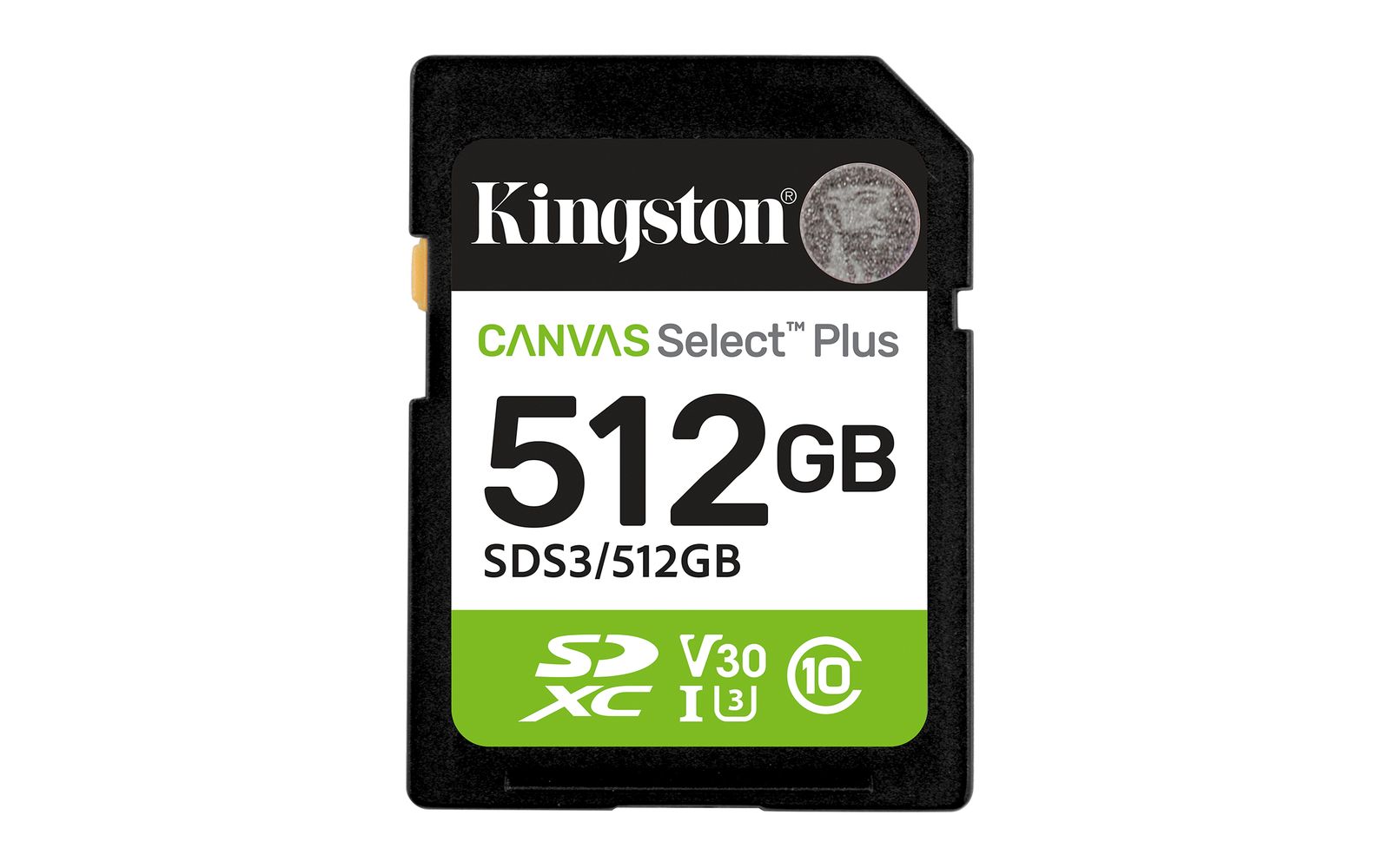 KINGSTON CANVAS SELECT PLUS SDXC 512GB 150MB/S