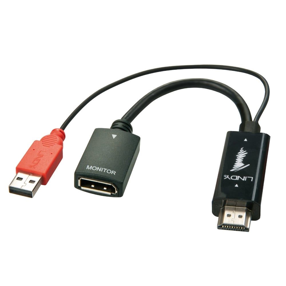 COVERTITORE HDMI A DP 4K 30HZ, ALIMENTAZIONE USB