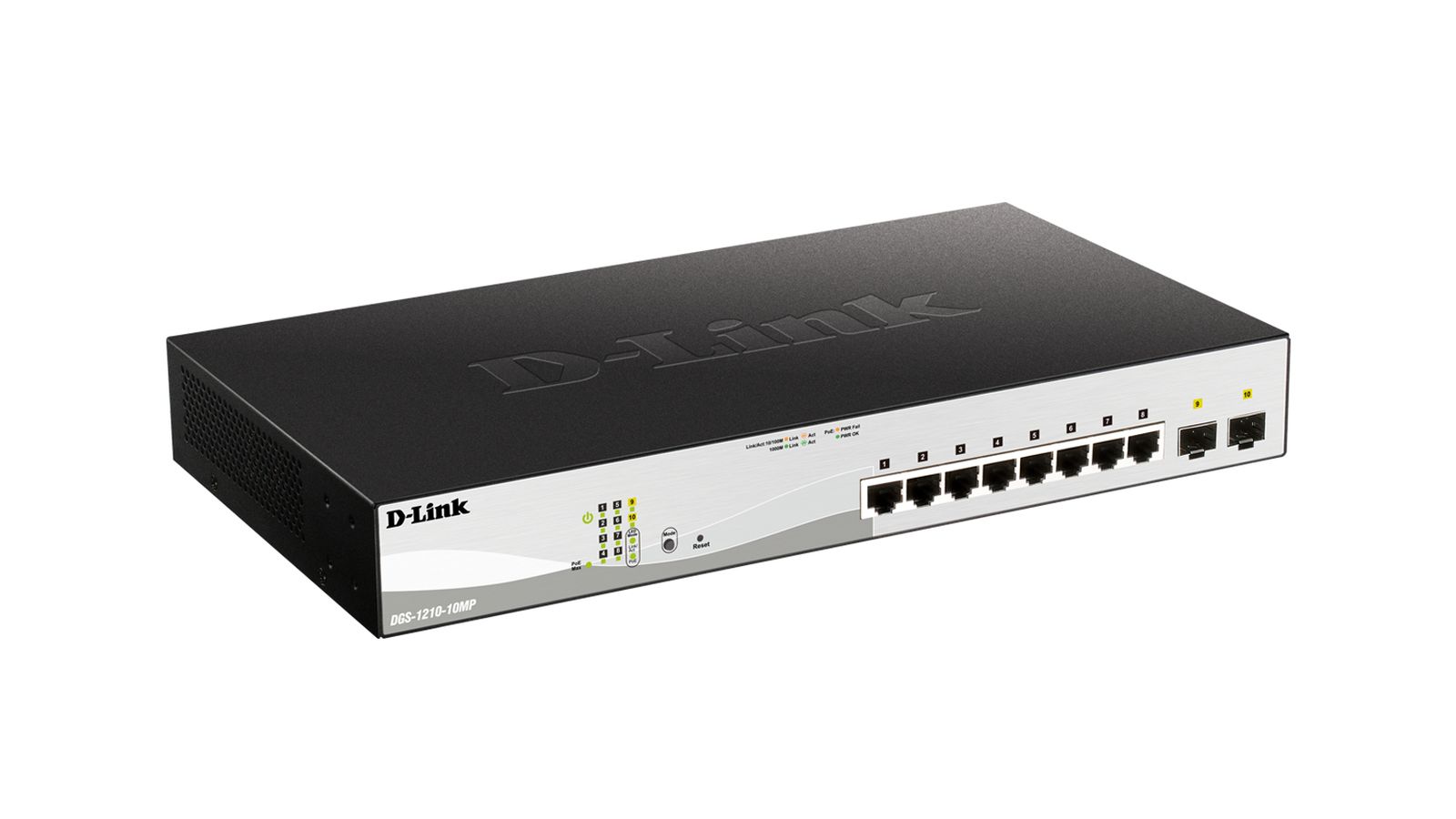 8-PORT POE+SMART MANAGED SWITCH+2 SFP BUDGET 130W