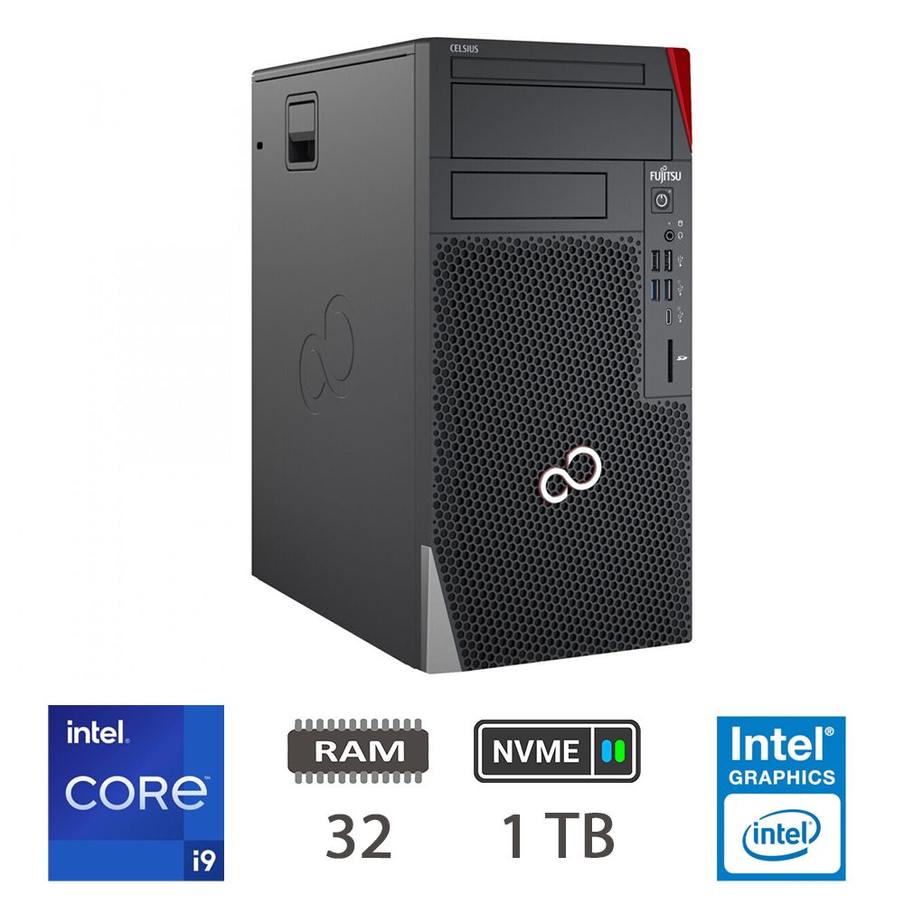 FUJITSU CELSIUS W5011 I9-11900/32/NVME1TB/W10P/2Y