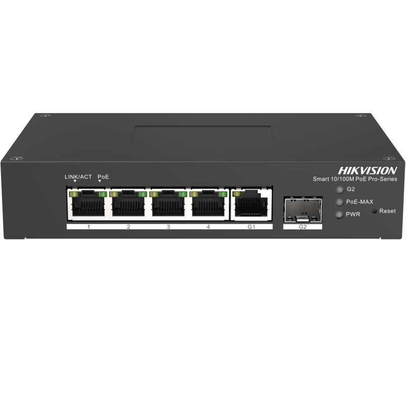 L2,Smart Managed,4 10/100M PoE ports,1 GigabitRJ45