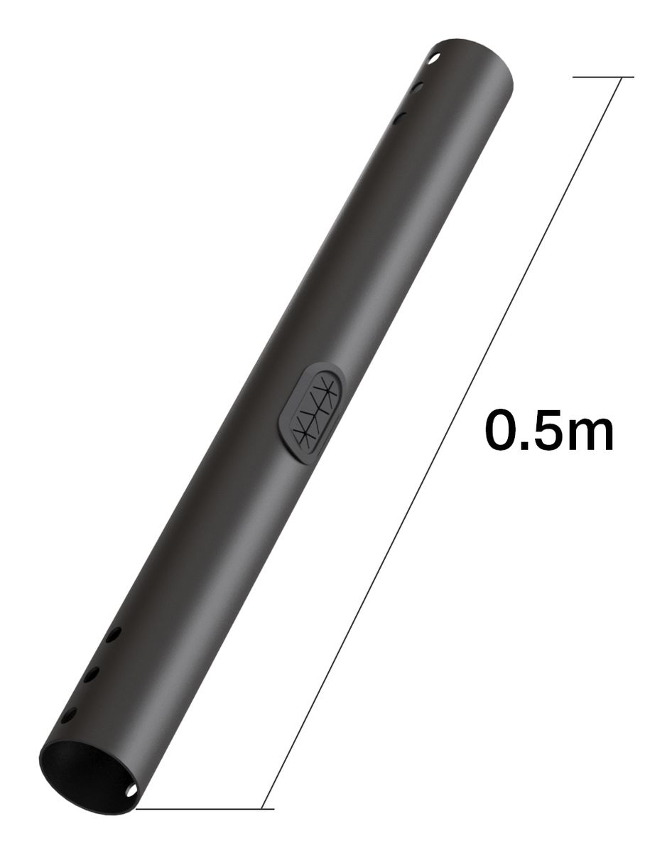 M Pro Series - Extension Pipe 0.5m Black