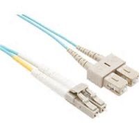 PATCHCORD DUPLEX LC/SC 50/125 OM3 mt.2 aqua