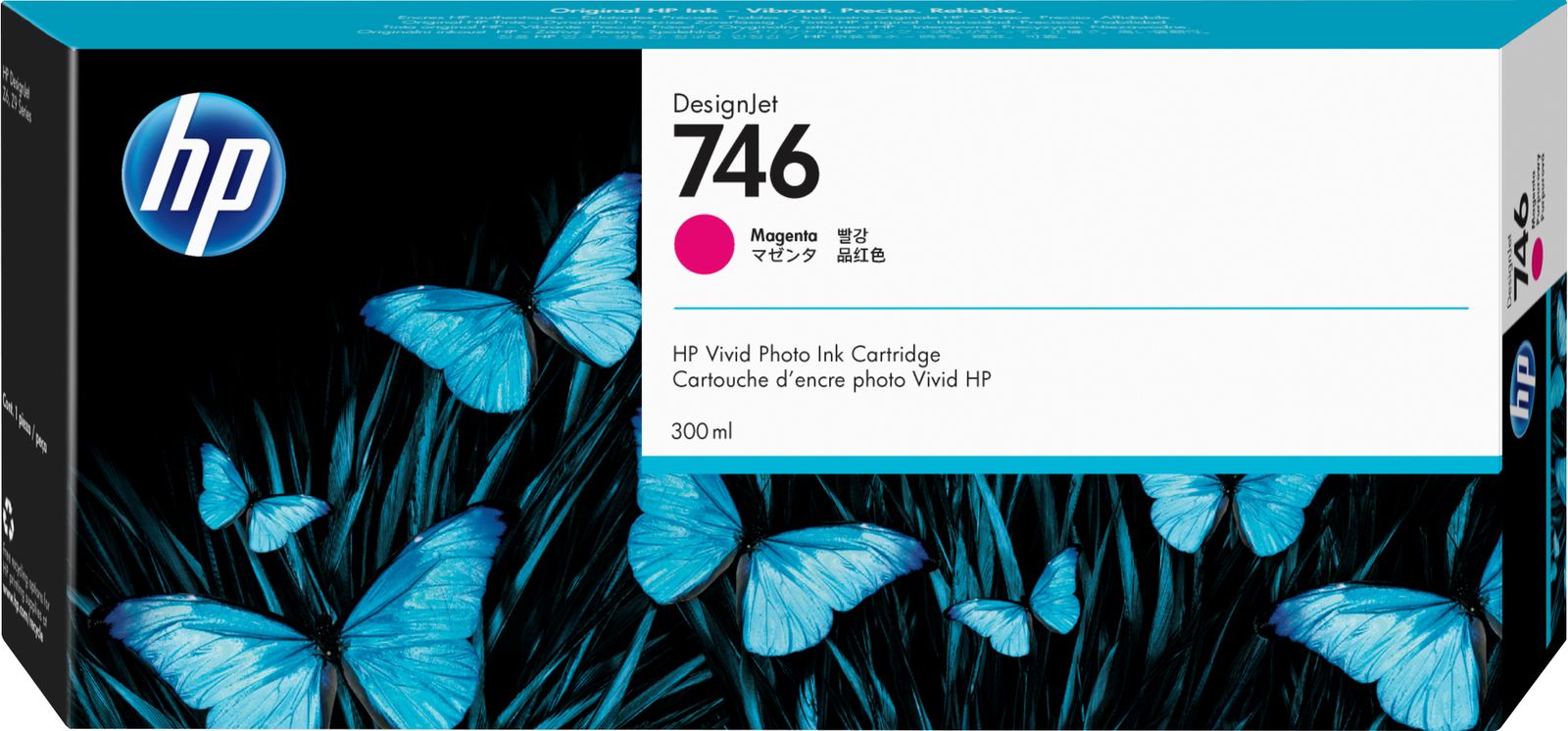 HP 746 300-ML MAGENTA INK CRTG