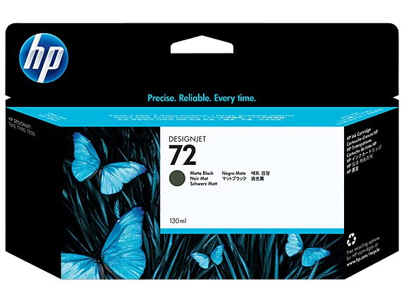 HP 72 130ML MATTE BLACK INK CARTRIDGE
