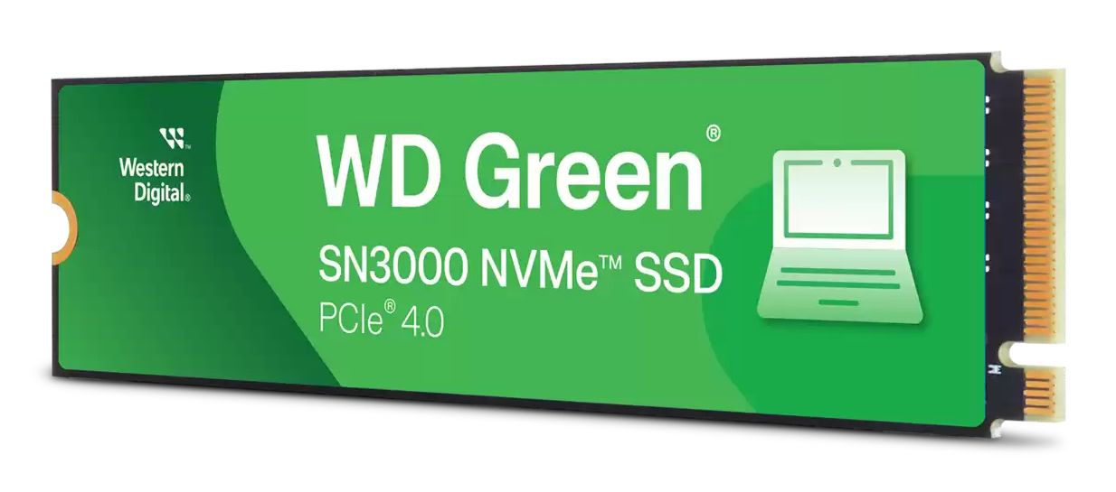 1TB WD GREEN SN3000 SSD PCIE NVME M2