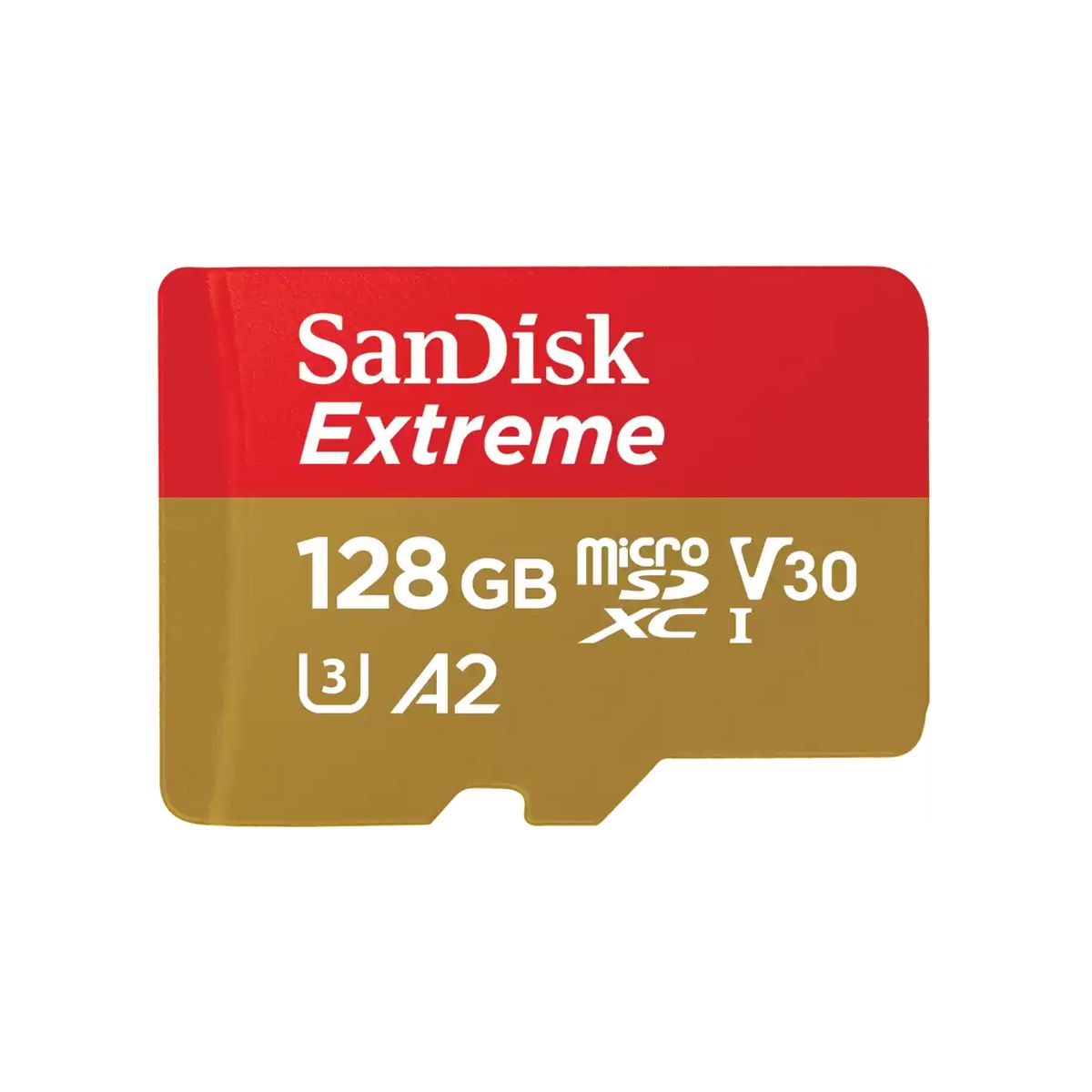 128GB EXTREME MICROSDXC 190MB/S A1 C10 V30 UHS-IU3