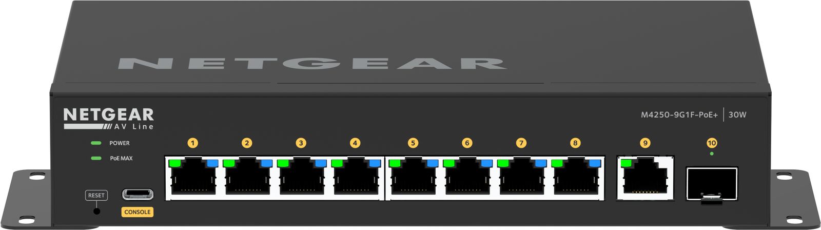 8X1G POE+ 110W 1X1G AND 1XSFP MANAGED SWITCH