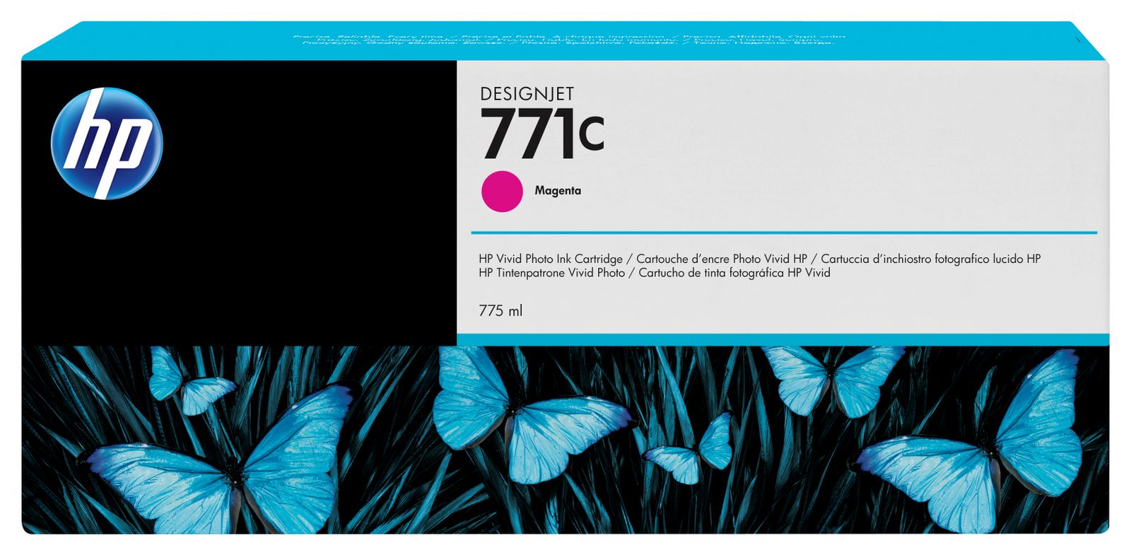 HP 771C 775ML MAGENTA INK CARTRIDGE