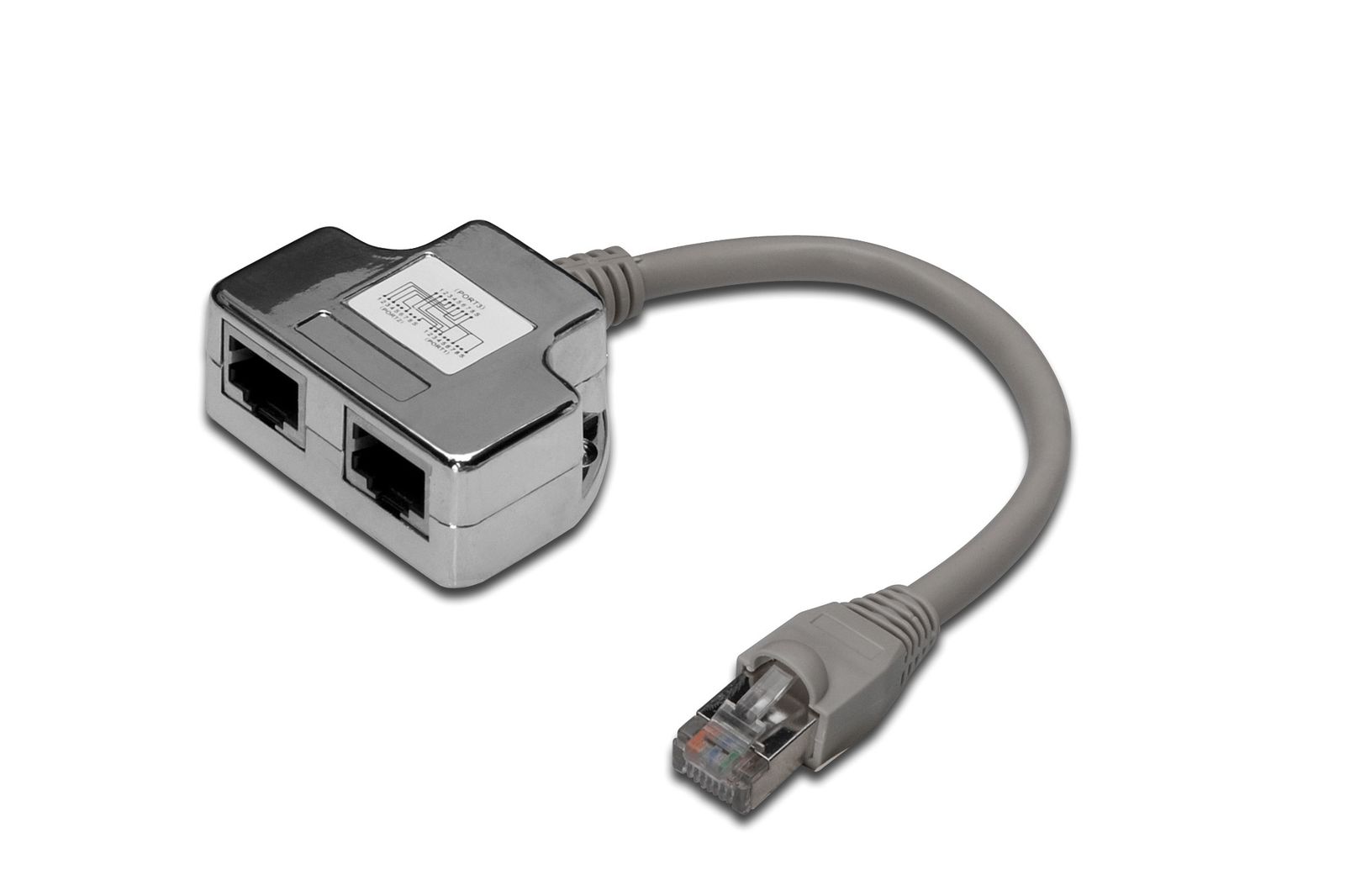 SDOPPIATORE ETHERNET 1 PLUG/M + 2 RJ45/F OL-SDCAT5