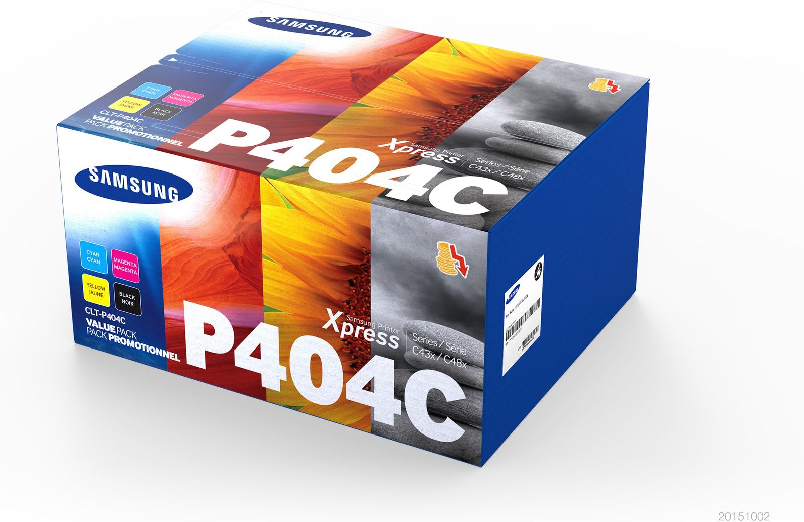 SAMSUNG CLT-P404C 4-PK CYMK TONER CRTG