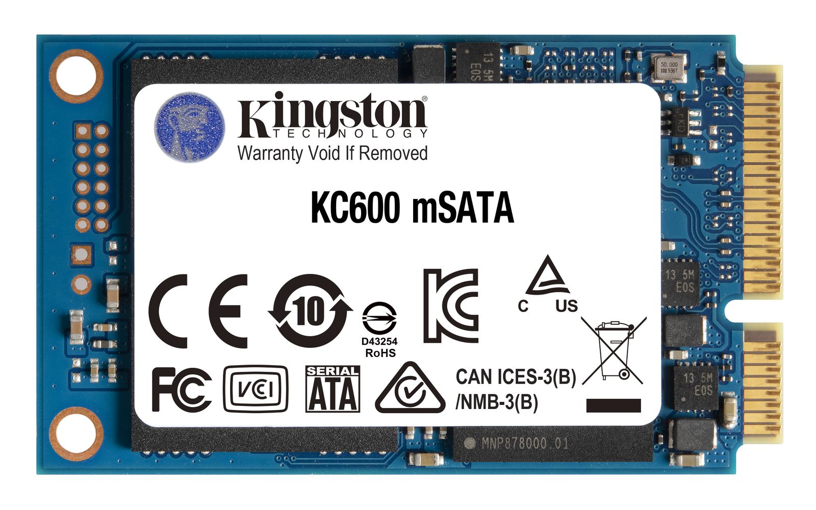 KINGSTON SSD KC600 512GB MSATA SATA3