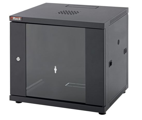 RACK Office Small da Parete 12U 550x600 H.580 NERO