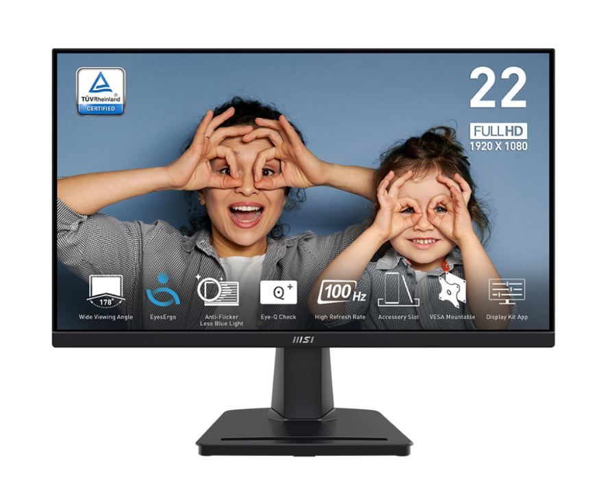 MSI PRO PRO MP225 21.5 FHD HDMI D-SUB BLACK