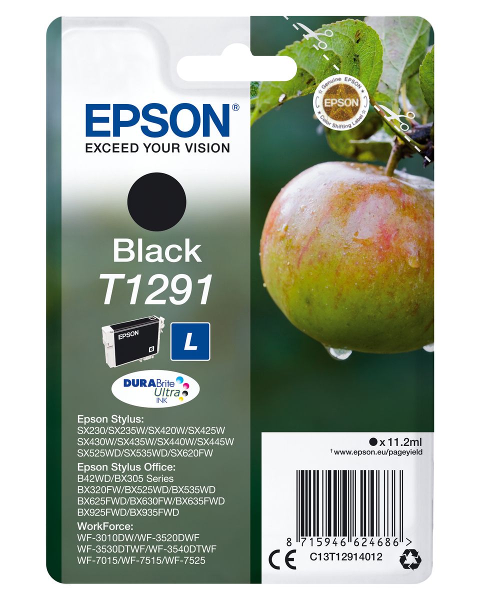 CARTUCCIA T1291 SERIE MELA NERO 385PAG/11,2ML