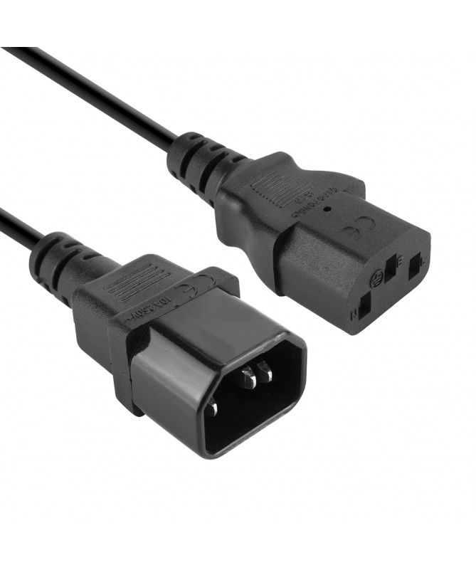 CAVO PROLUNGA ALIM. FEMMINA TO IEC 14 MASCHIO