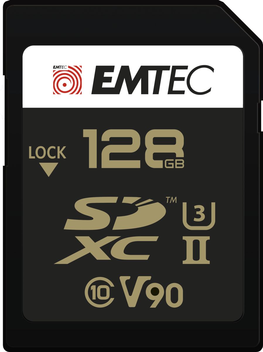 EMTEC SD 128GB UHS-II U3 V90 ULTRA PRO
