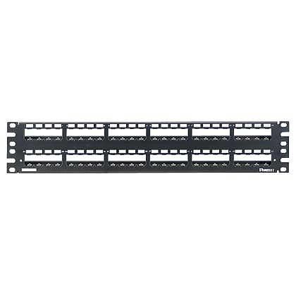 Patch Panel 48 Porte con barra supporto cavi 2U