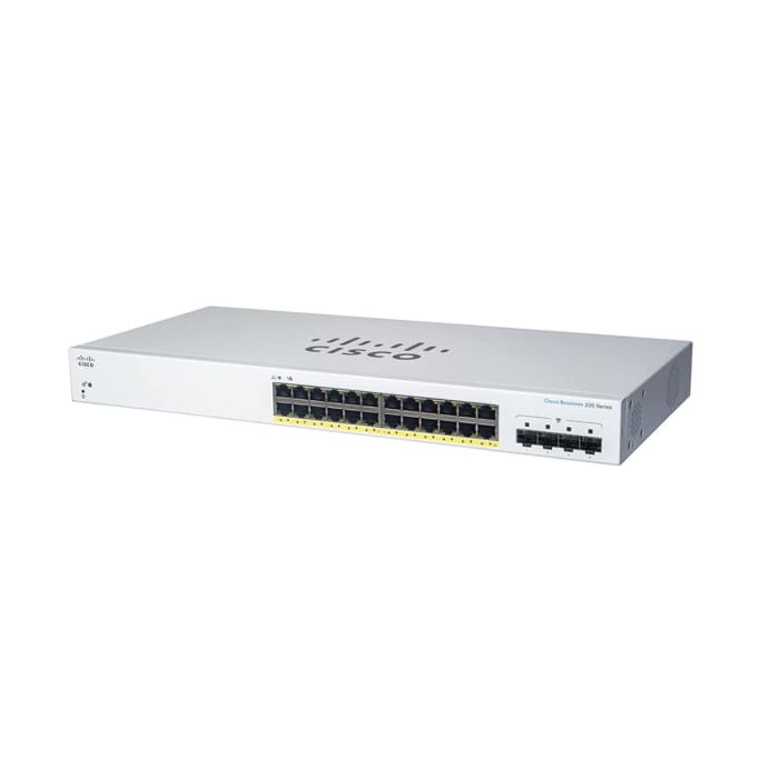 CBS220 SMART 24-PORT GE, FULL POE, 4X1G SFP