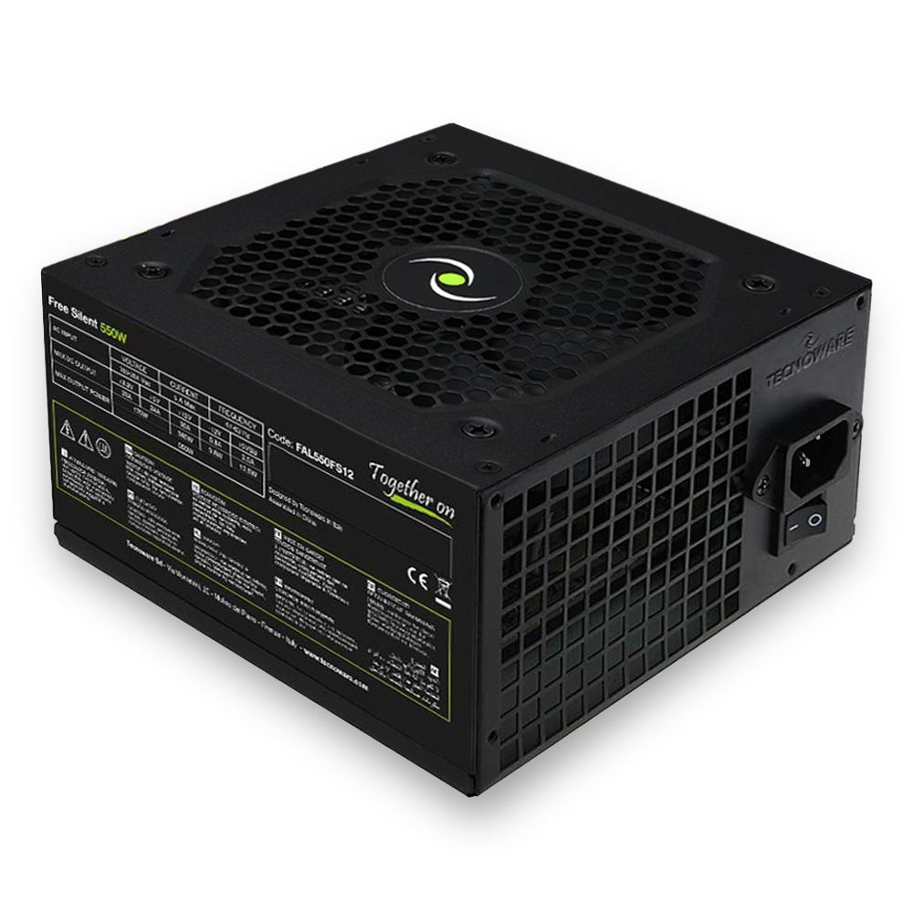 ALIMENTATORE PER OFFICE PC ATX FREE SILENT 550 W