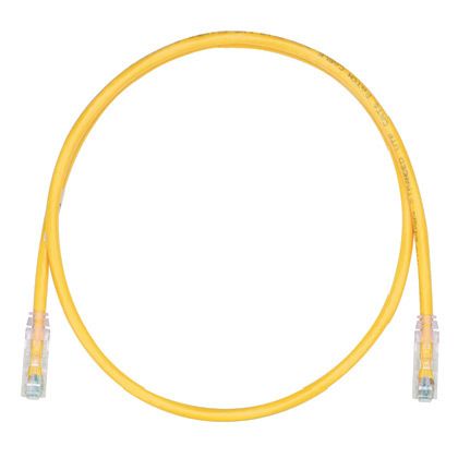 Patch cord 10Gb/s UTP cat.6A 24AWG Yellow mt.2