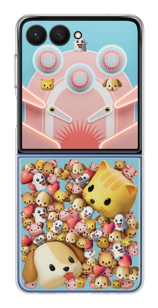 GALAXY Z FLIP7 FLIPSUIT CASE TRANSPARENT