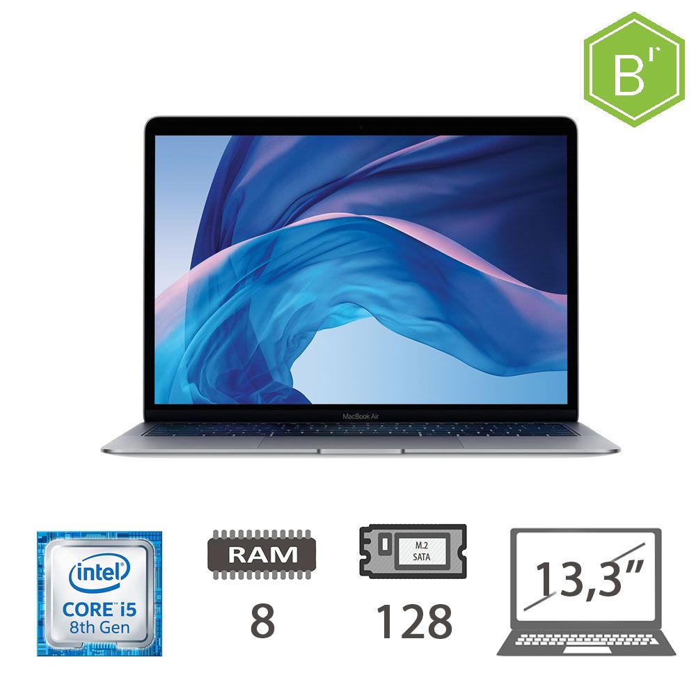 MBA 13,3 (2019)I5-8210Y/8/128/UHD617/SG/2Y - B