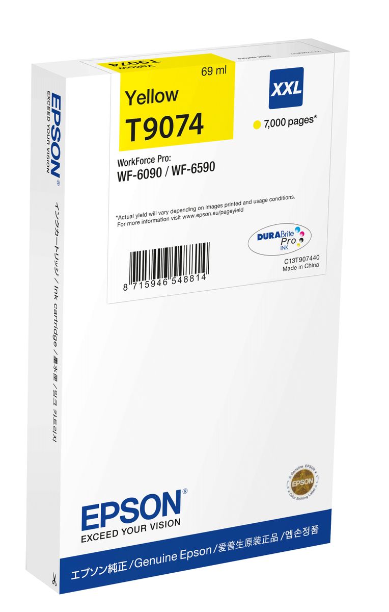 WF-6XXX INK CARTRIDGE YELLOW XXL