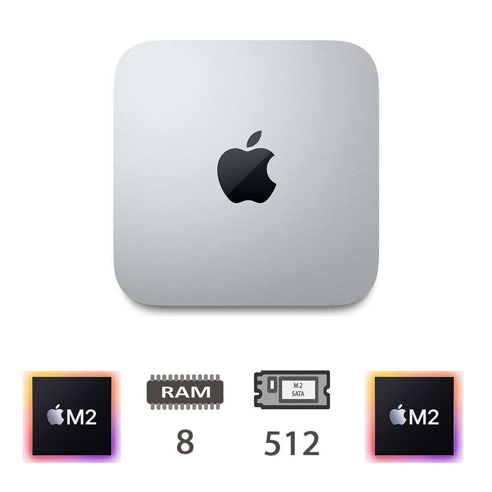MAC MINI (2023)M2-8C/8/512M2/10C GPU/SLV/2Y