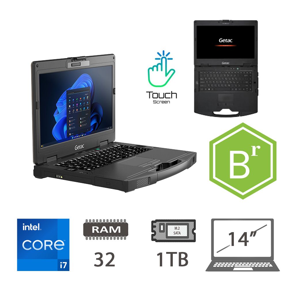 GETAC S410 G4 TS I7-1185G7/32/1TB/W11P/NO WEBCAM B