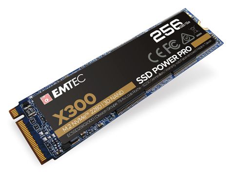EMTEC X300 SSD M2 NVME PCIE GEN 3X4 256GB 3D NAND