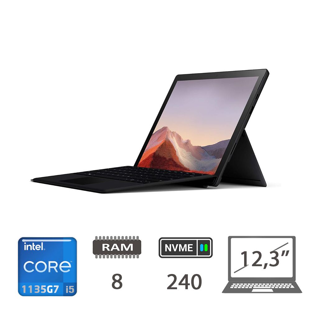SURFACE PRO 7+ I5-1135G7/8/NVME240/W10P/2Y