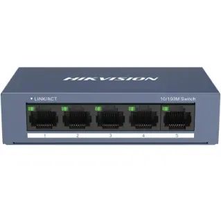5 10/100M RJ45 ports, Desktop Steel Case Unmanaged