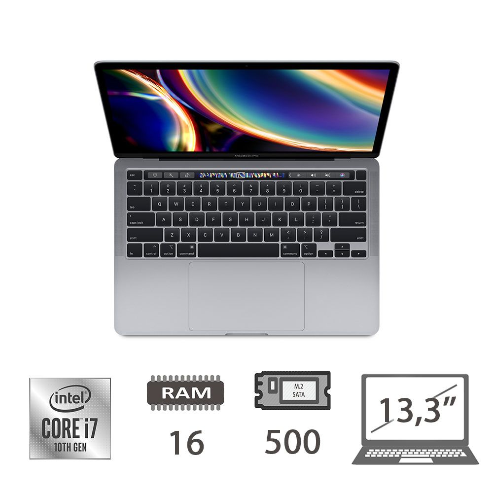 MBP 13,3 T.BAR(2020)I7-1068NG7/16/512/SG/2Y