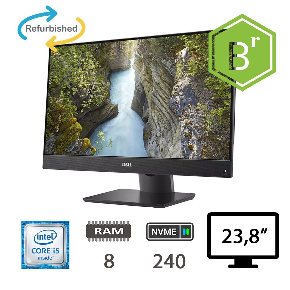 DELL 7460 AIO I5-8500/8/NVME256/23.8/W11P/2Y B