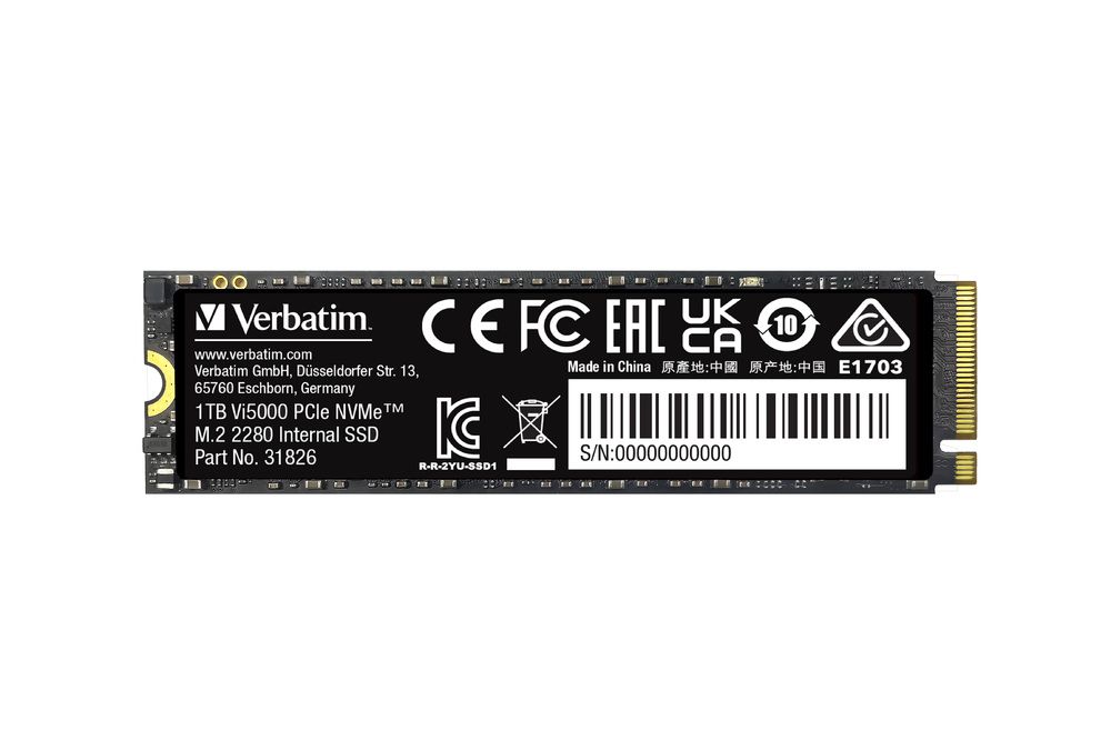 VERBATIM VI5000 PCIE4 NVME M.2 SSD 1TB