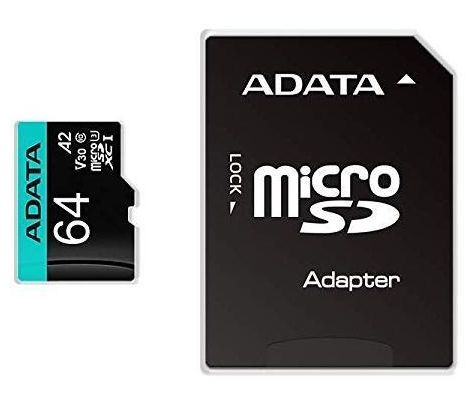 ADATA MICROSD 64GB UHS-I U3 V30S A2 100-75MB/S