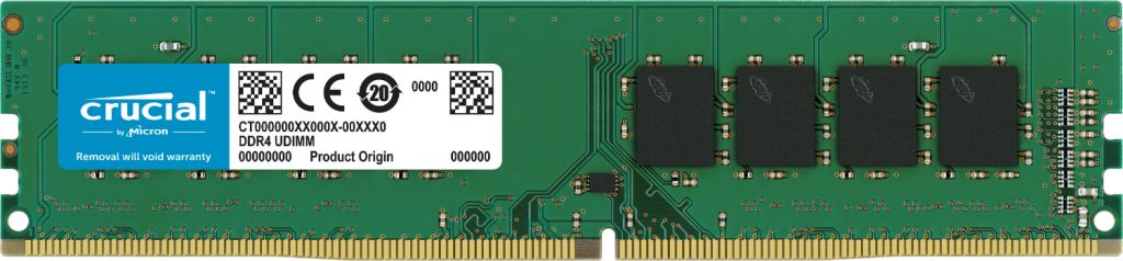 CRUCIAL 32GB DDR4-3200 UDIMM CL22 1.2 V