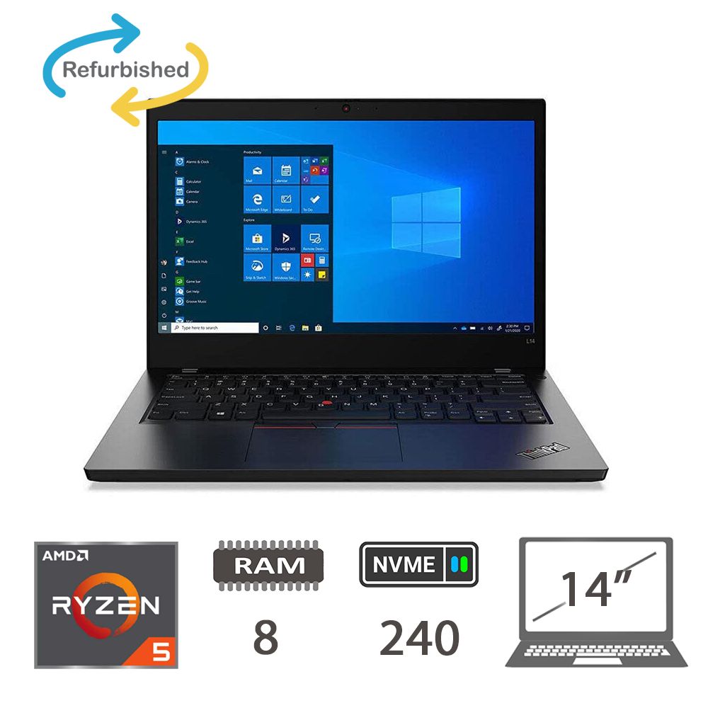 LENOVO L14 RYZEN 5PRO 4500U/8/NVME240/14/W11P/2Y