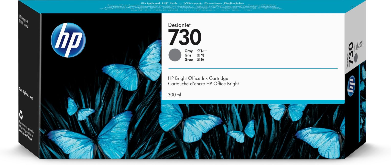 HP 730 300-ML GRAY INK CARTRIDGE