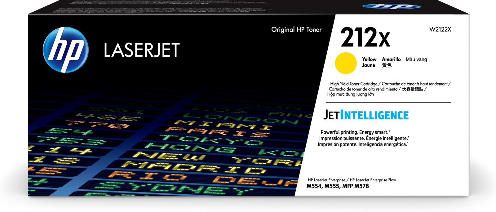 HP 212X YELLOW ORIGINAL LASERJET TONER ALTA CAPAC