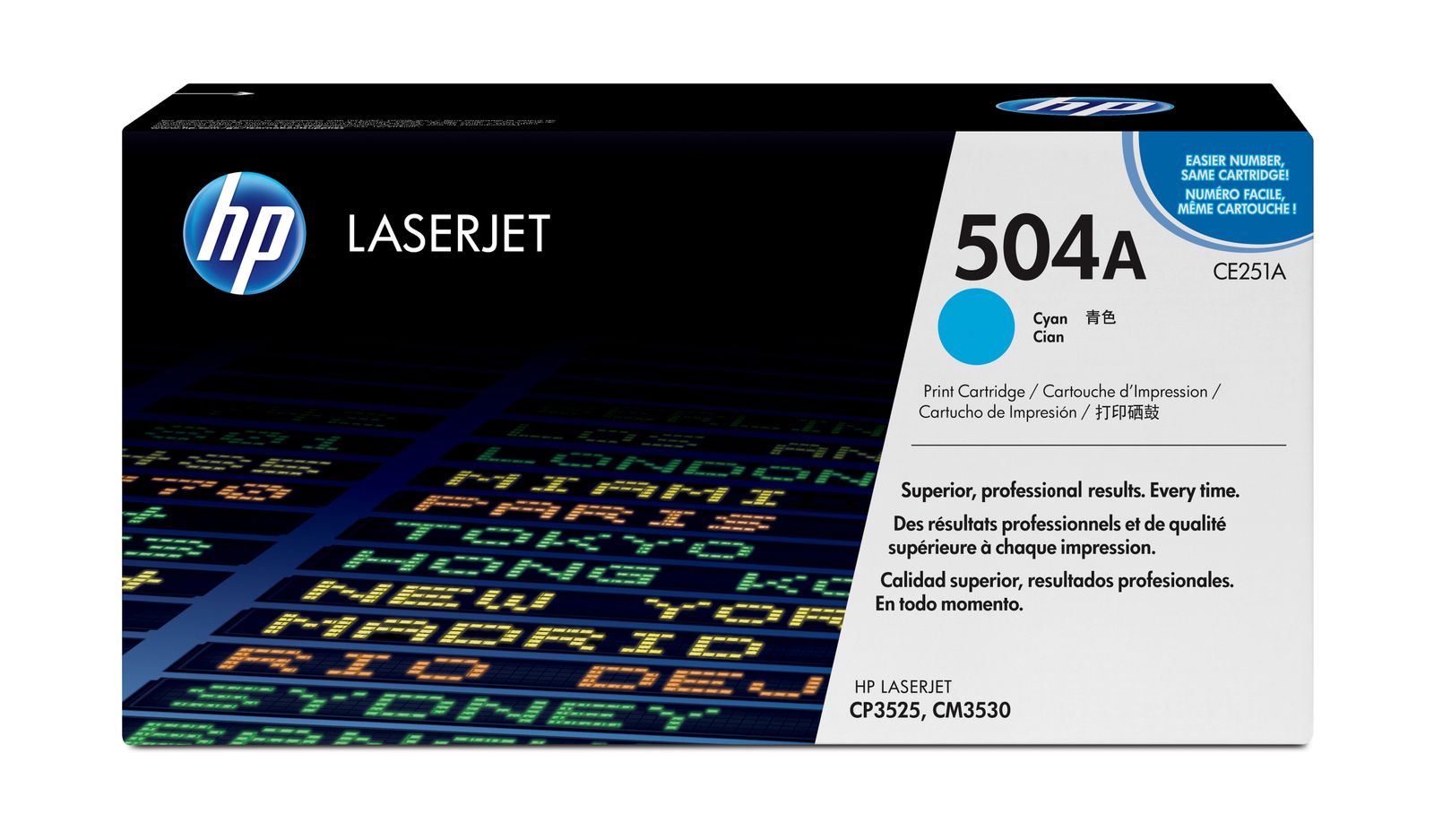 HP CP3525/CM3530 MFP CYAN PRINT CRTG
