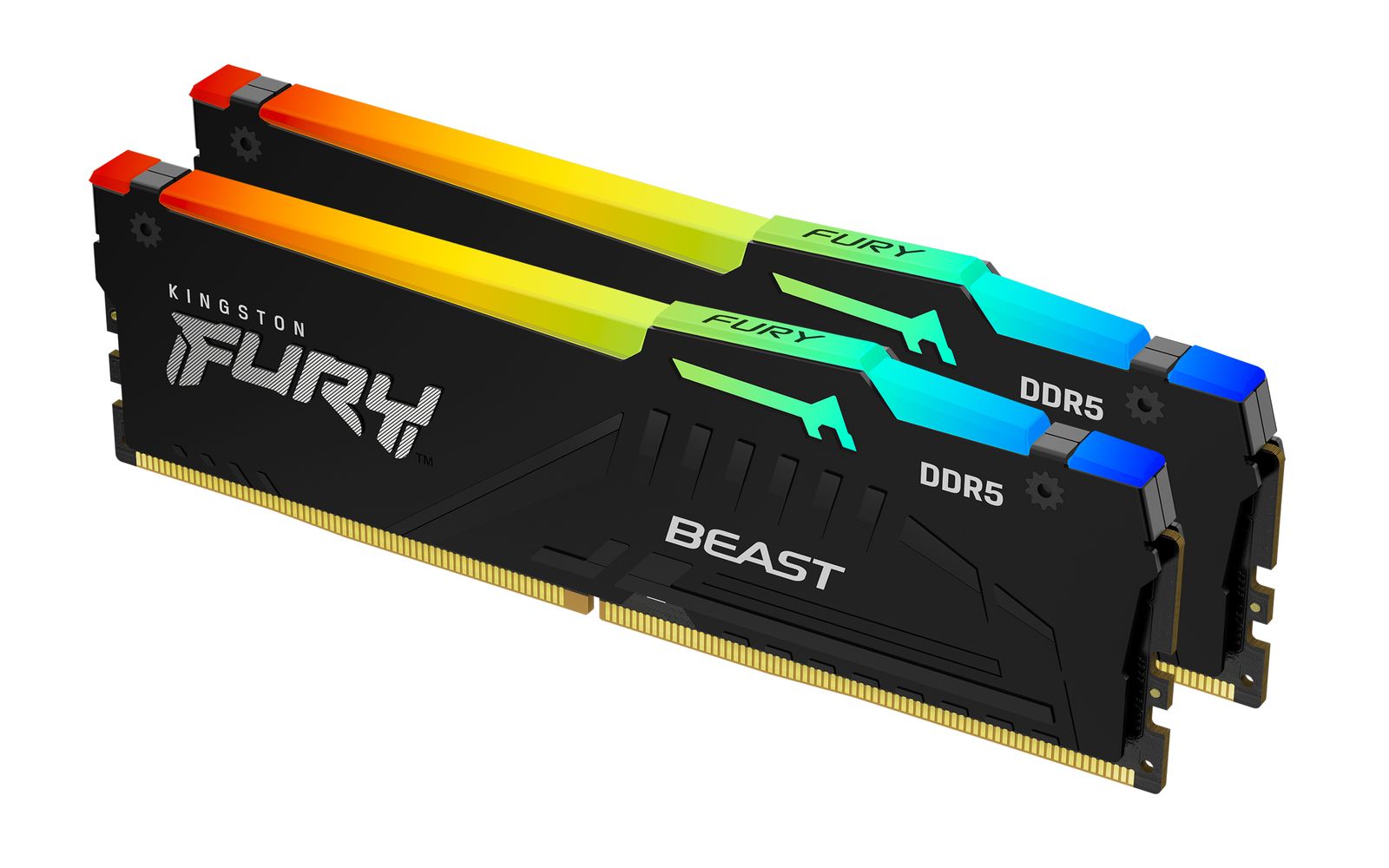 64GB 6400MT/S DDR5 DIMM (2X32GB) FURY BEAST RGB BL